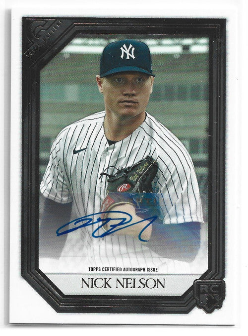 2021 Topps Gallery Rookie Autographs #RANNE Nick Nelson Auto - NM