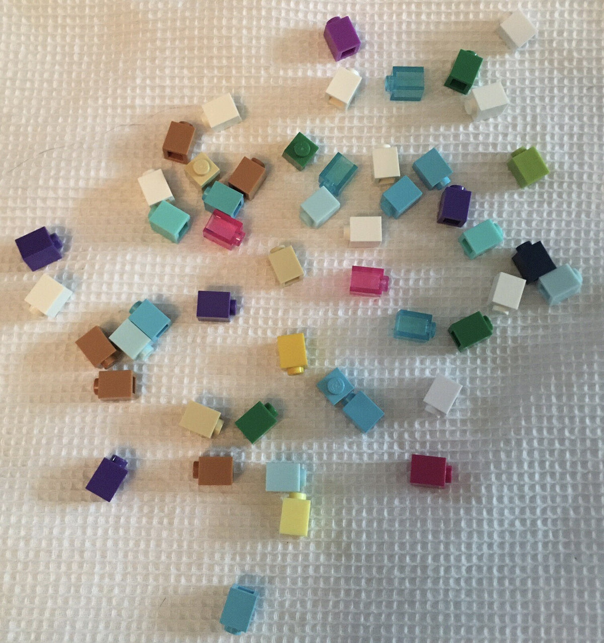 Lot of 50 Lego Friends 1X1 Multi-colored Bricks Tiny/Small Pieces