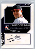 2011 ITG Heroes & Prospects Close Up Autographs Silver #JT2 Jameson Taillon /190