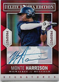 MONTE HARRISON 2014 Elite Prospects Signatures #83 Auto 330/499 BREWERS