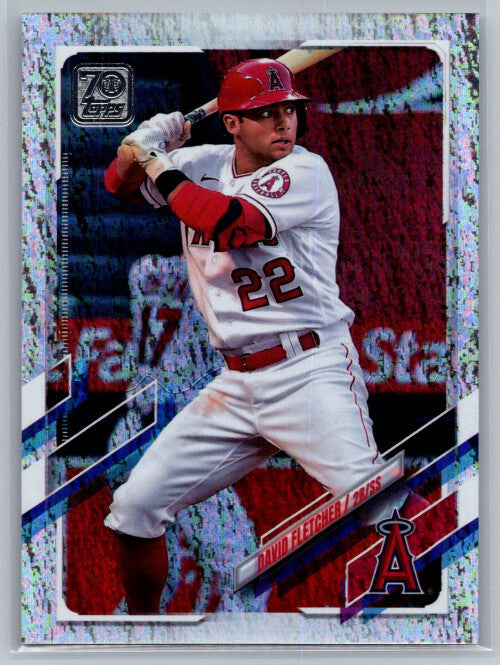2021 Topps Factory Set Foilboard #624 David Fletcher 235/310 - NM