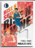 TYRELL TERRY 2020-21 Hoops Rise N Shine Memorabilia Jersey DALLAS MAVERICKS