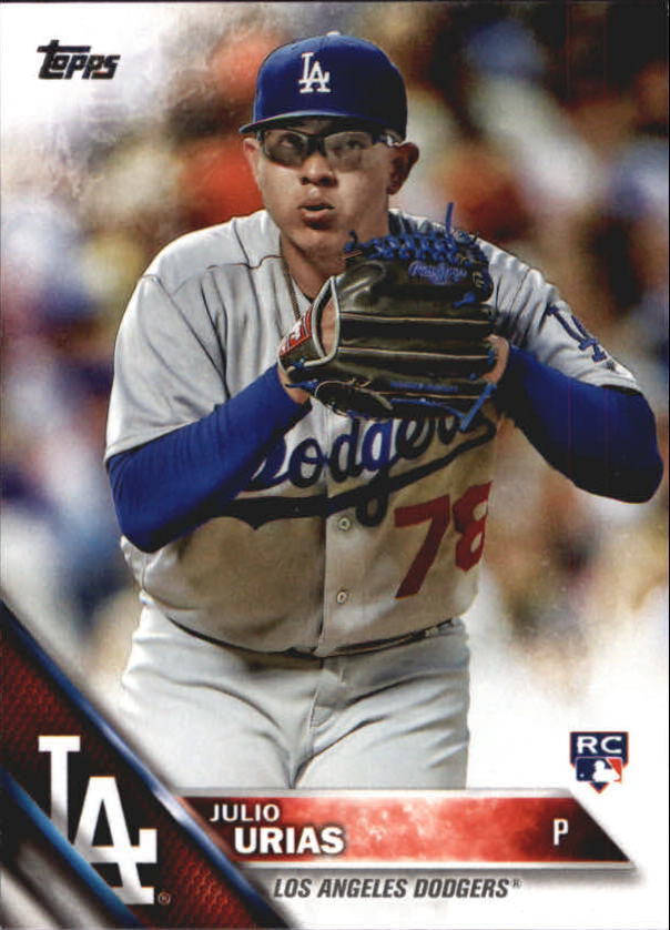2016 Topps Update #US45A Julio Urias RC - NM