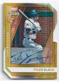 2021 Extra Edition Signatures Aspirations Die Cut Gold Tyler Black Auto 17/24