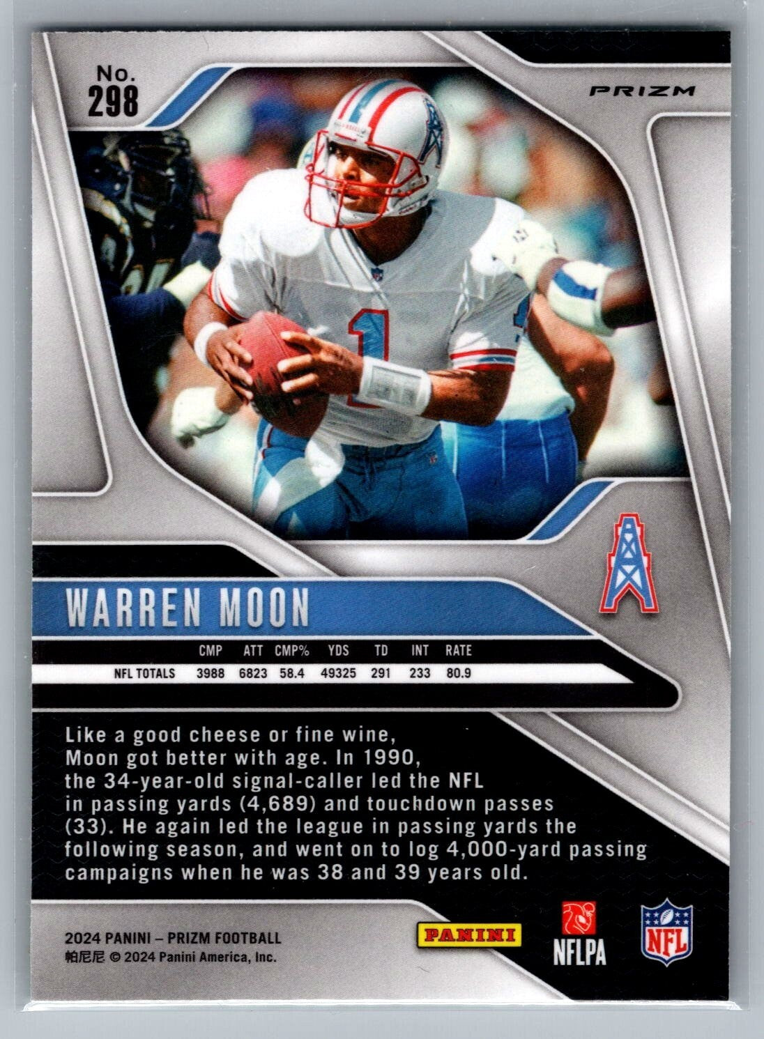 2024 Panini Prizm #298 Warren Moon Neon Green Pulsar