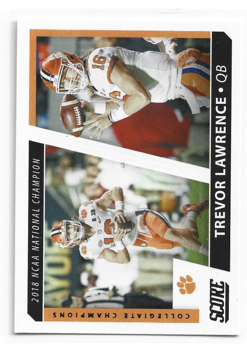 2021 Score Collegiate Champions #10 Trevor Lawrence - NM