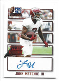 2021 Leaf Pro Set Power Power Prospects #PPJM1 John Metchie III Auto - NM