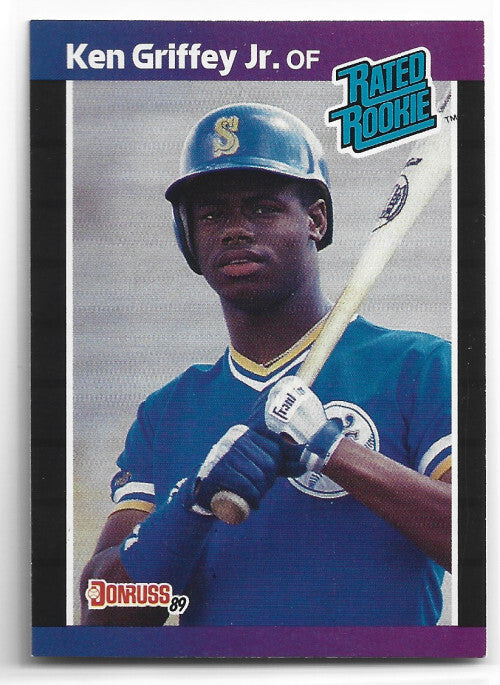 1989 Donruss #33 Ken Griffey Jr. RR RC - NM