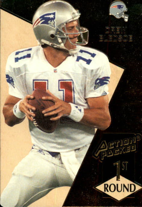 1993 Action Packed #163 Drew Bledsoe RC - NM