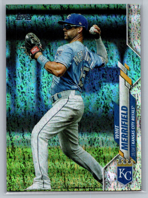 2020 Topps Factory Set Sparkle Foil #296 Whit Merrifield 67/229 - NM