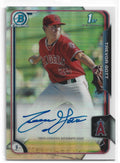 2015 Bowman Chrome Prospect Autographs Refractors Trevor Gott Auto 47/499