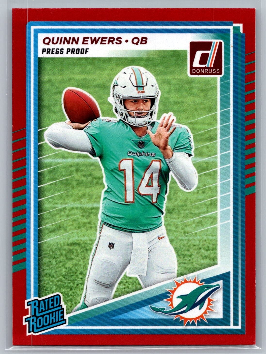 2025 Donruss Press Proof Red #342 Quinn Ewers RR - NM