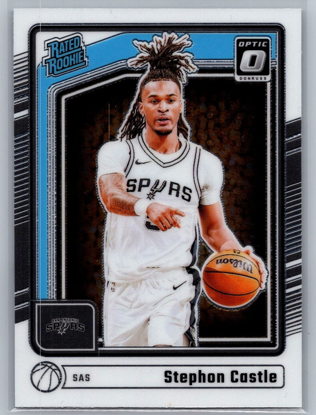 2024-25 Donruss Optic #254 Stephon Castle RR RC