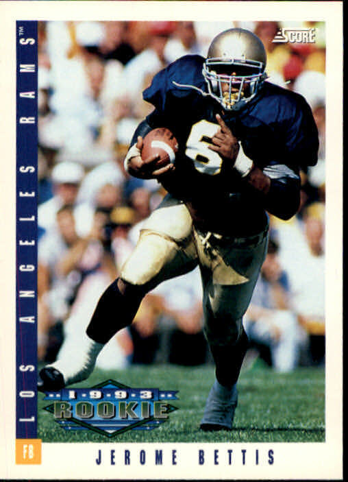 1993 Score #306 Jerome Bettis RC - NM