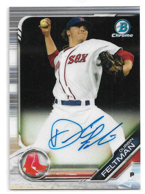 2019 Bowman Chrome Prospect Autographs #CPADF Durbin Feltman Auto
