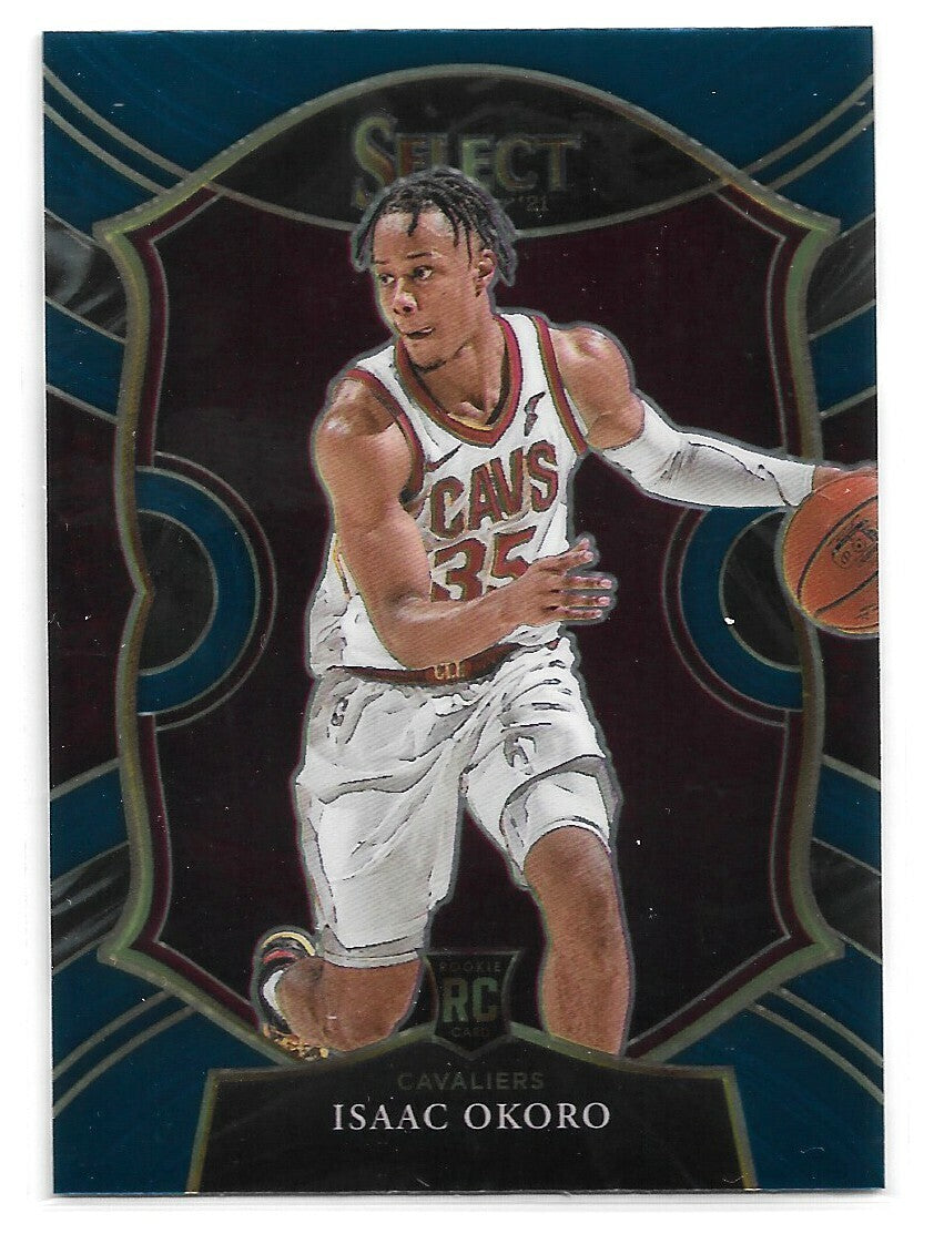 ISAAC OKORO 2020-21 Select Blue Retail #65 RC CLEVELAND CAVALIERS