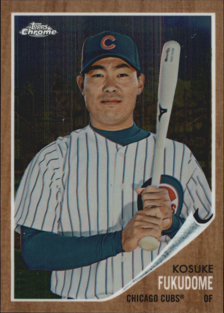 2011 Topps Heritage Chrome #C144 Kosuke Fukudome 910/1962 - NM