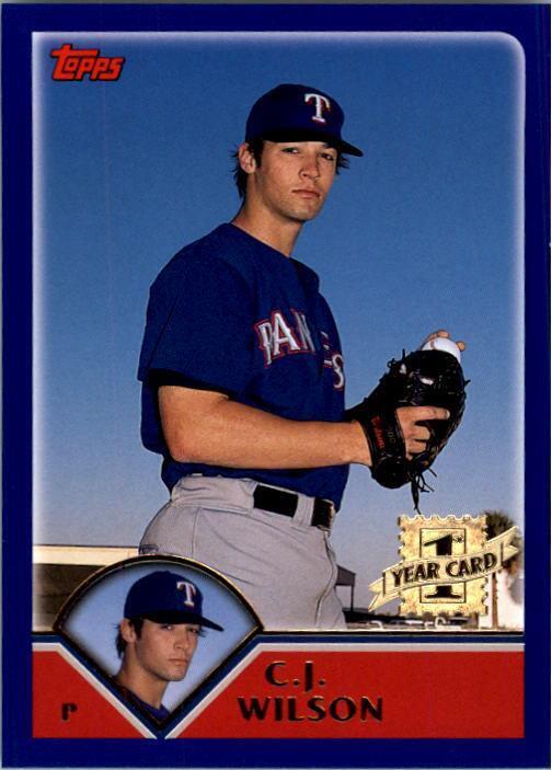 2003 Topps #313 C.J. Wilson FY - NM