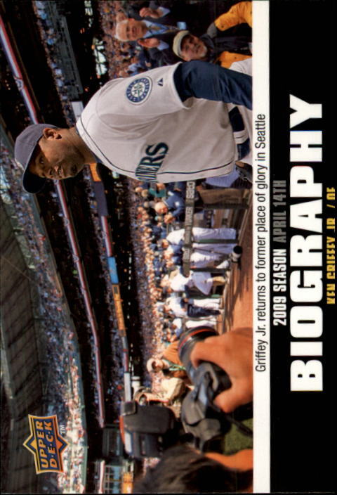 2010 Upper Deck Season Biography #SB11 Ken Griffey Jr. - NM