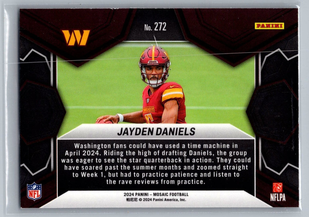 2024 Panini Mosaic #272 Jayden Daniels Debut