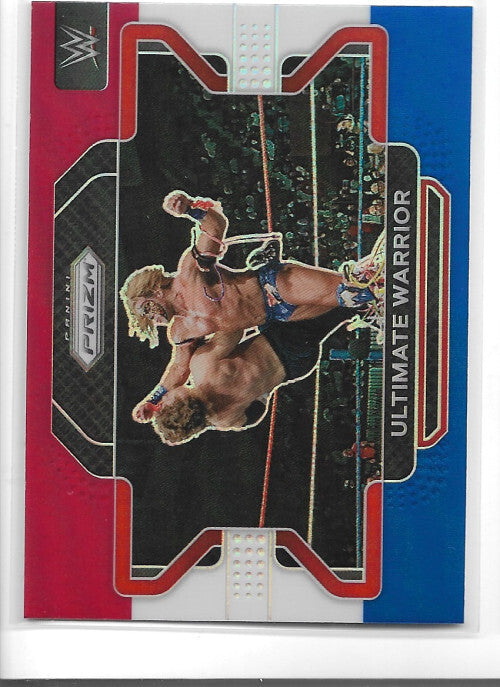 2022 Panini Prizm WWE Prizms Red White and Blue #93 Ultimate Warrior - NM