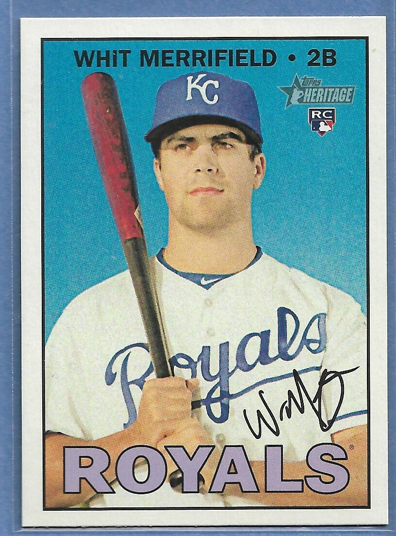 2016 Topps Heritage #683 Whit Merrifield RC