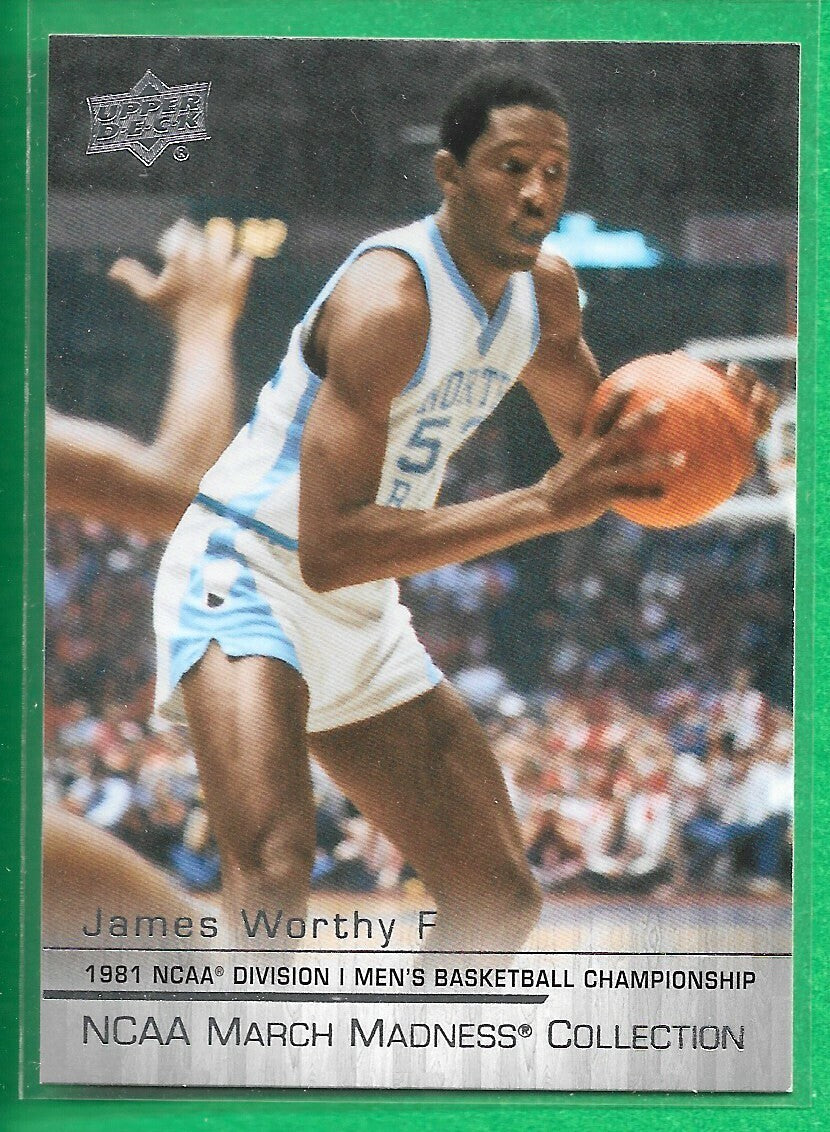 JAMES WORTHY 2014-15 Upper Deck March Madness Collection #WO2 LOS ANGELES LAKERS