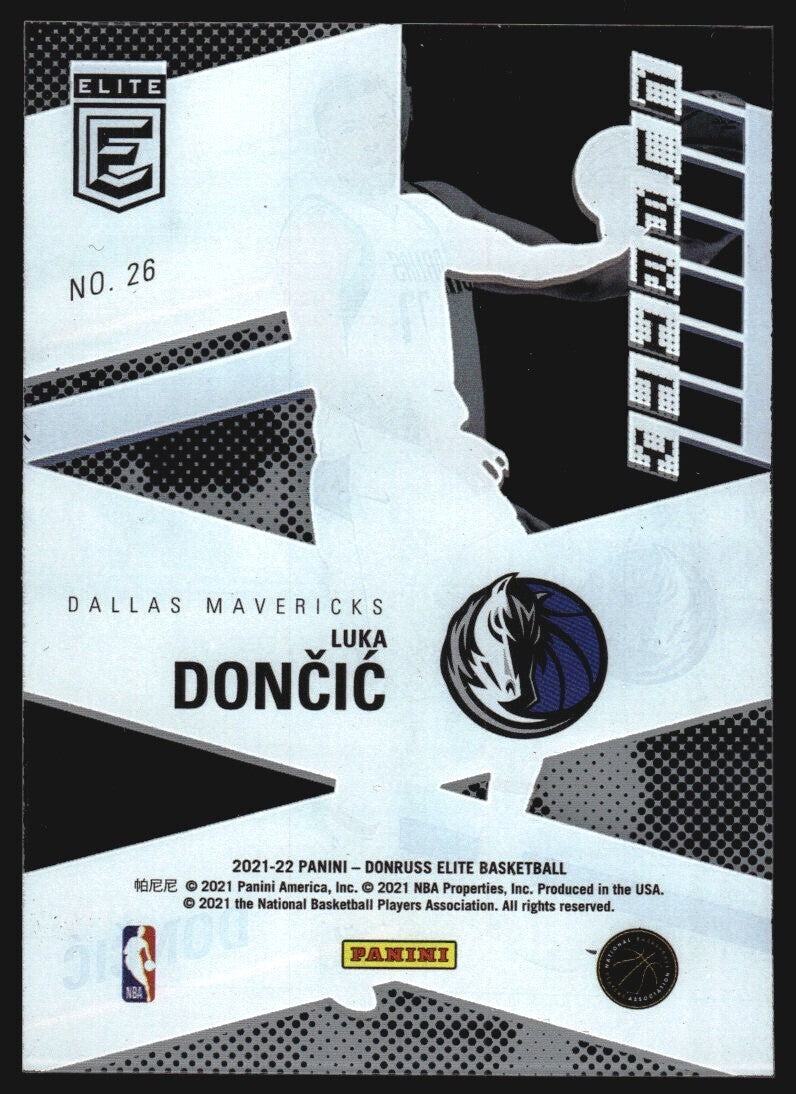 2021-22 Elite Clarity #26 Luka Doncic - NM