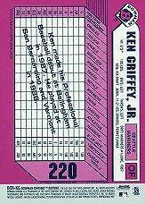 2002 Bowman Chrome Reprints #BCRKG Ken Griffey Jr. 89 - NM