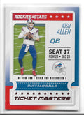 2020 Rookies and Stars Ticket Masters #8 Josh Allen - NM