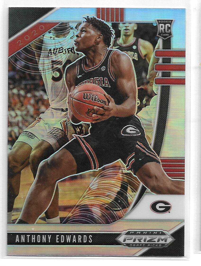 ANTHONY EDWARDS 2020-21 Panini Prizm Draft Picks Silver MINNESOTA TIMBERWOLVES