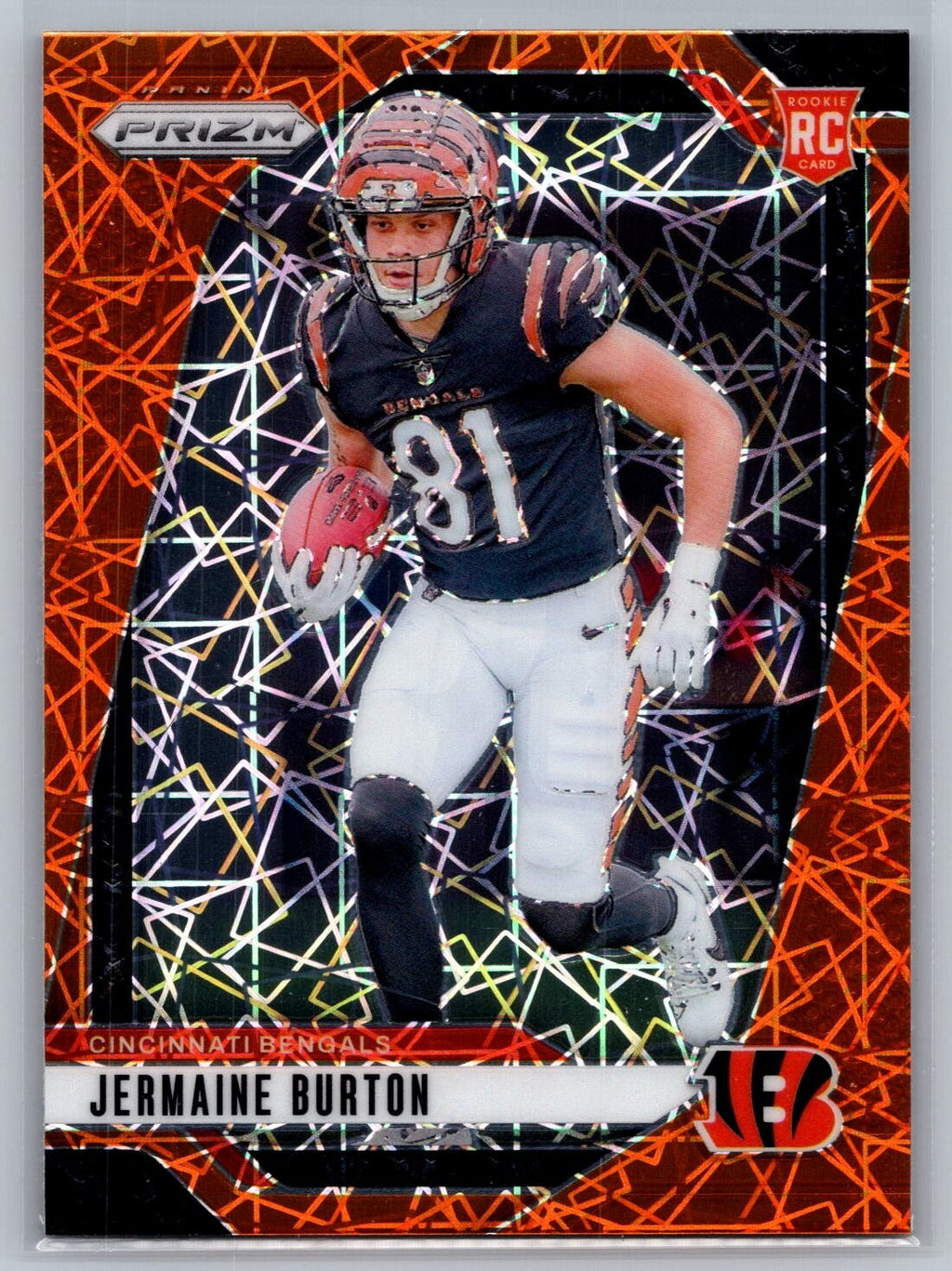 2024 Panini Prizm #350 Jermaine Burton RC Lazer
