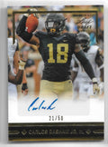 2021 Leaf Ultimate Draft Gold #CBJ Carlos Basham Jr. Auto 21/50