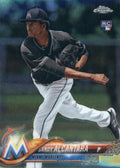 2018 Topps Chrome #128 Sandy Alcantara RC - NM