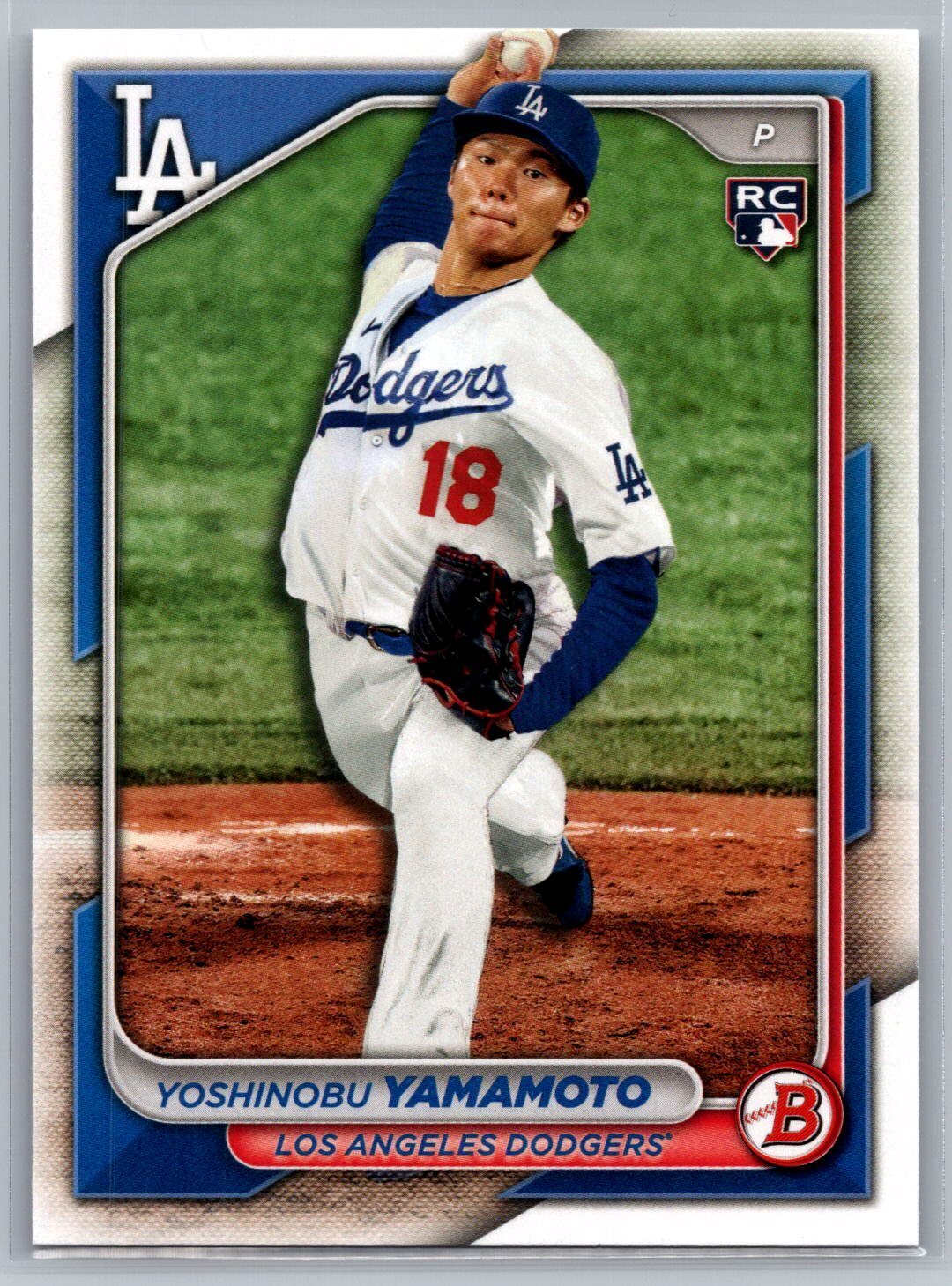 2024 Bowman #36 Yoshinobu Yamamoto RC - NM