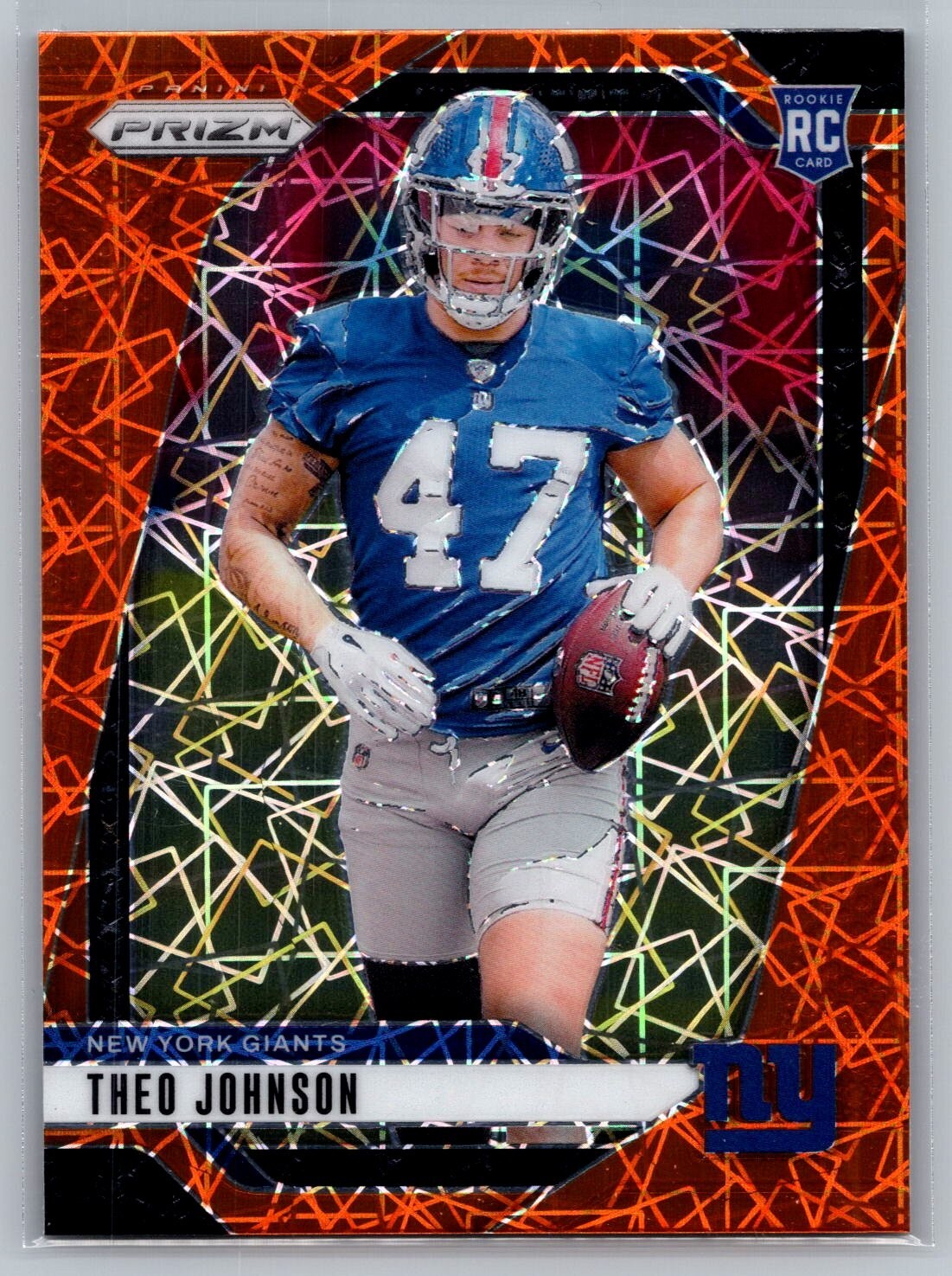 2024 Panini Prizm #390 Theo Johnson RC Lazer