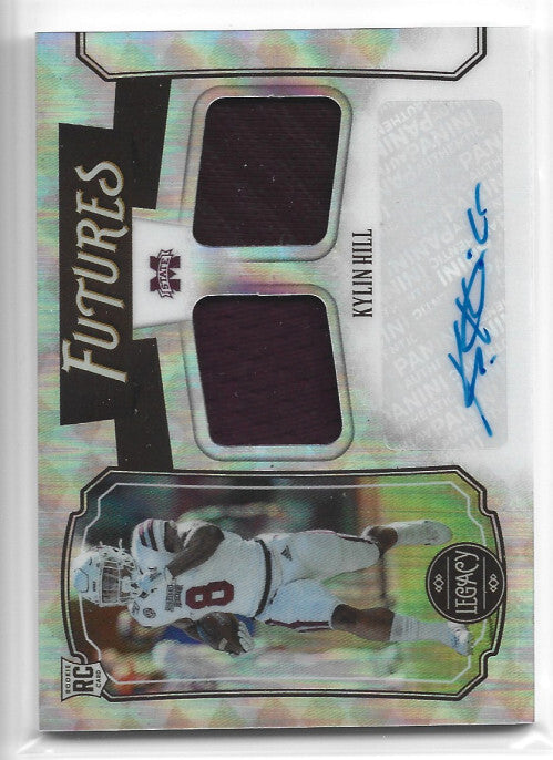 2021 Panini Legacy Futures Dual Patch Autographs #31 Kylin Hill 106/299