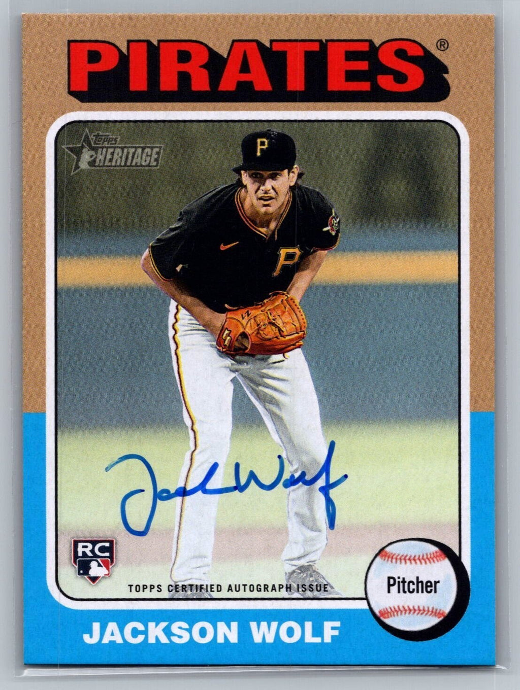 2024 Topps Heritage Real One Autographs #ROAJWO Jackson Wolf