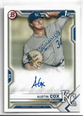 2021 Bowman Prospect Autographs #PAPRACO Austin Cox Auto - NM