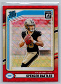 2024 Donruss Optic Rated Rookies Preview Red Wave #359 Spencer Rattler
