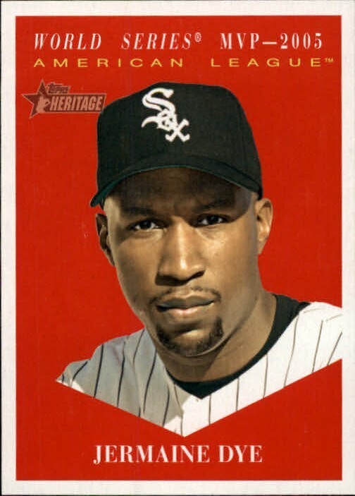 2010 Topps Heritage #482 Jermaine Dye SP - NM