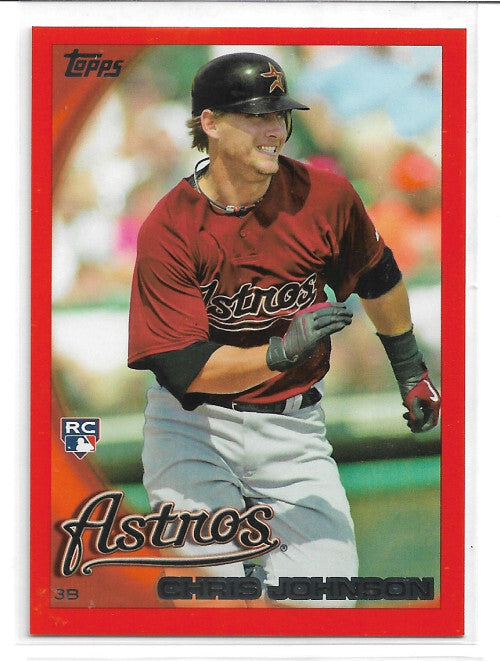 2010 Topps Red Border #384 Chris Johnson 204/299