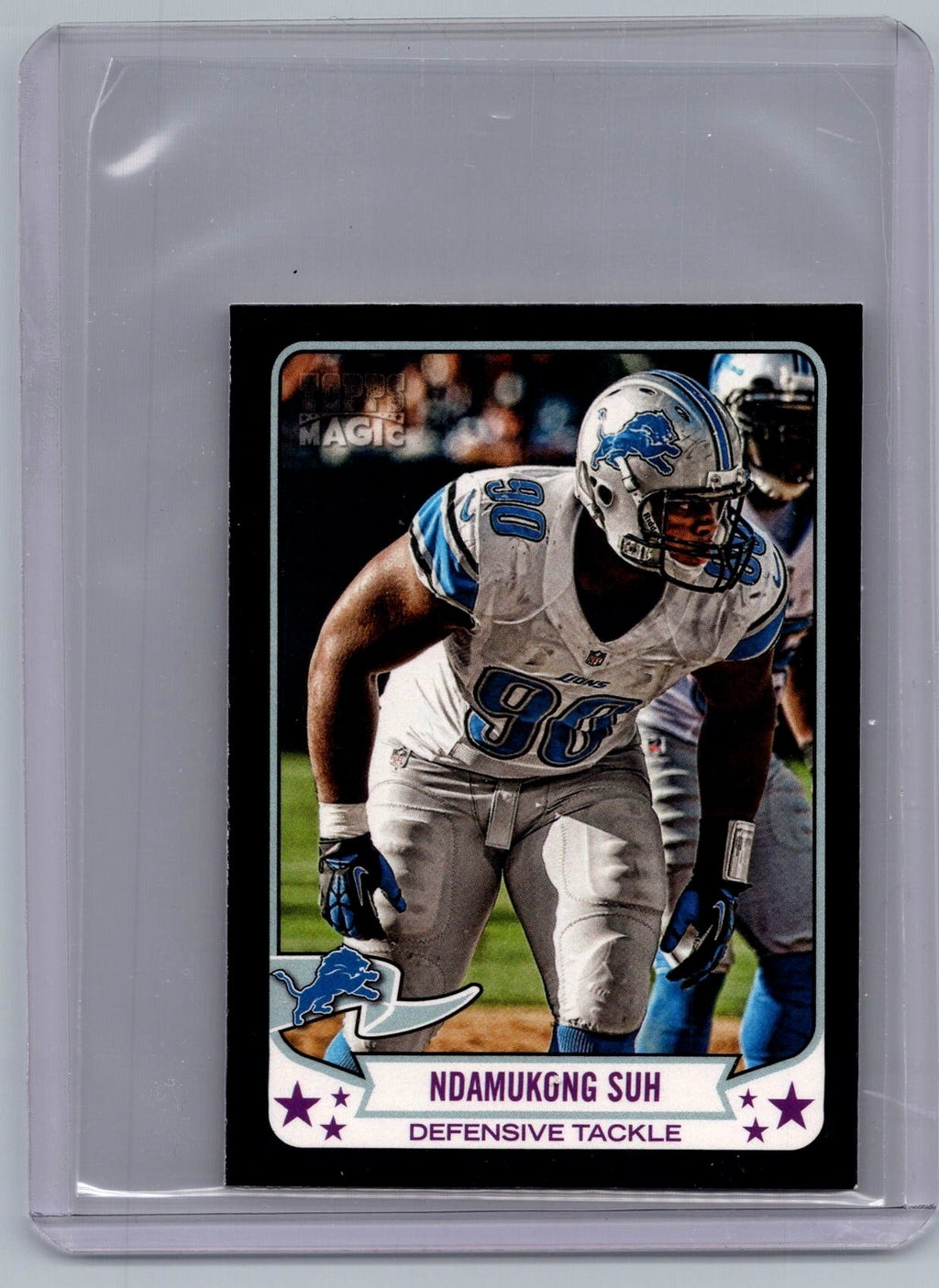 2013 Topps Magic #276 Ndamukong Suh Mini Black Border