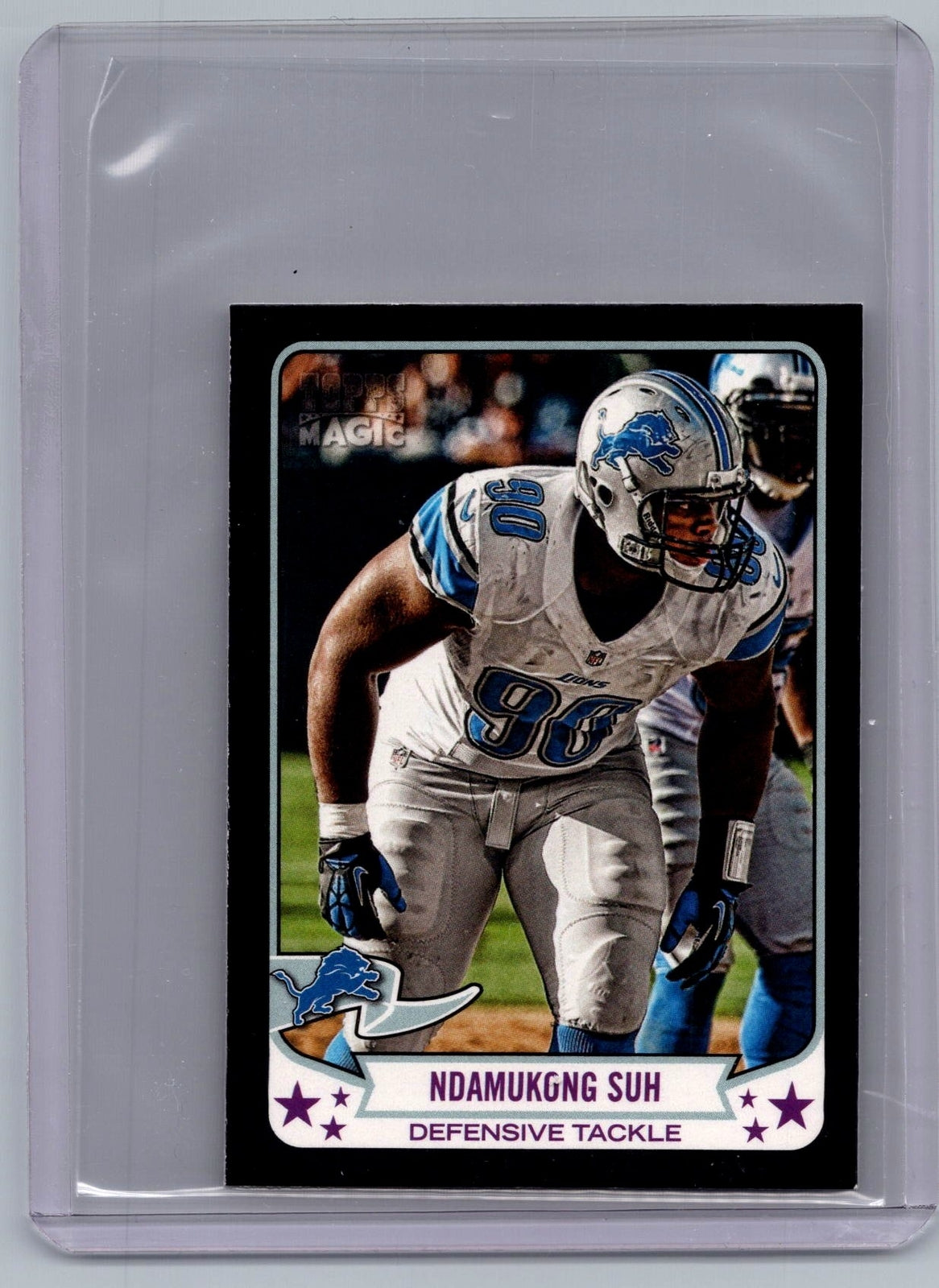 2013 Topps Magic #276 Ndamukong Suh Mini Black Border