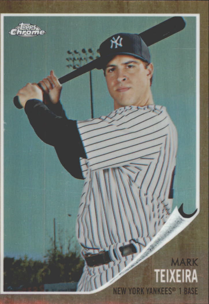 2011 Topps Heritage Chrome Refractors #C160 Mark Teixeira 414/562 - NM