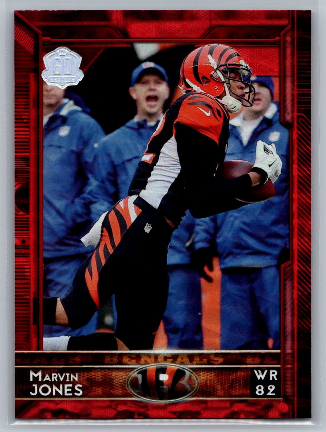 2015 Topps 60th Anniversary Red #48 Marvin Jones 59/60