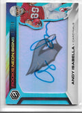 2019 Panini Elements Rookie Neon Signs Blue #33 Andy Isabella Auto 90/99 - NM