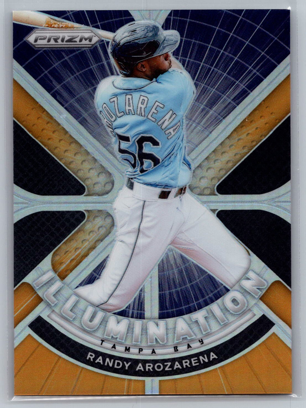 2021 Panini Prizm #IL-4 Randy Arozarena Illumination Neon Orange Prizm 85/100