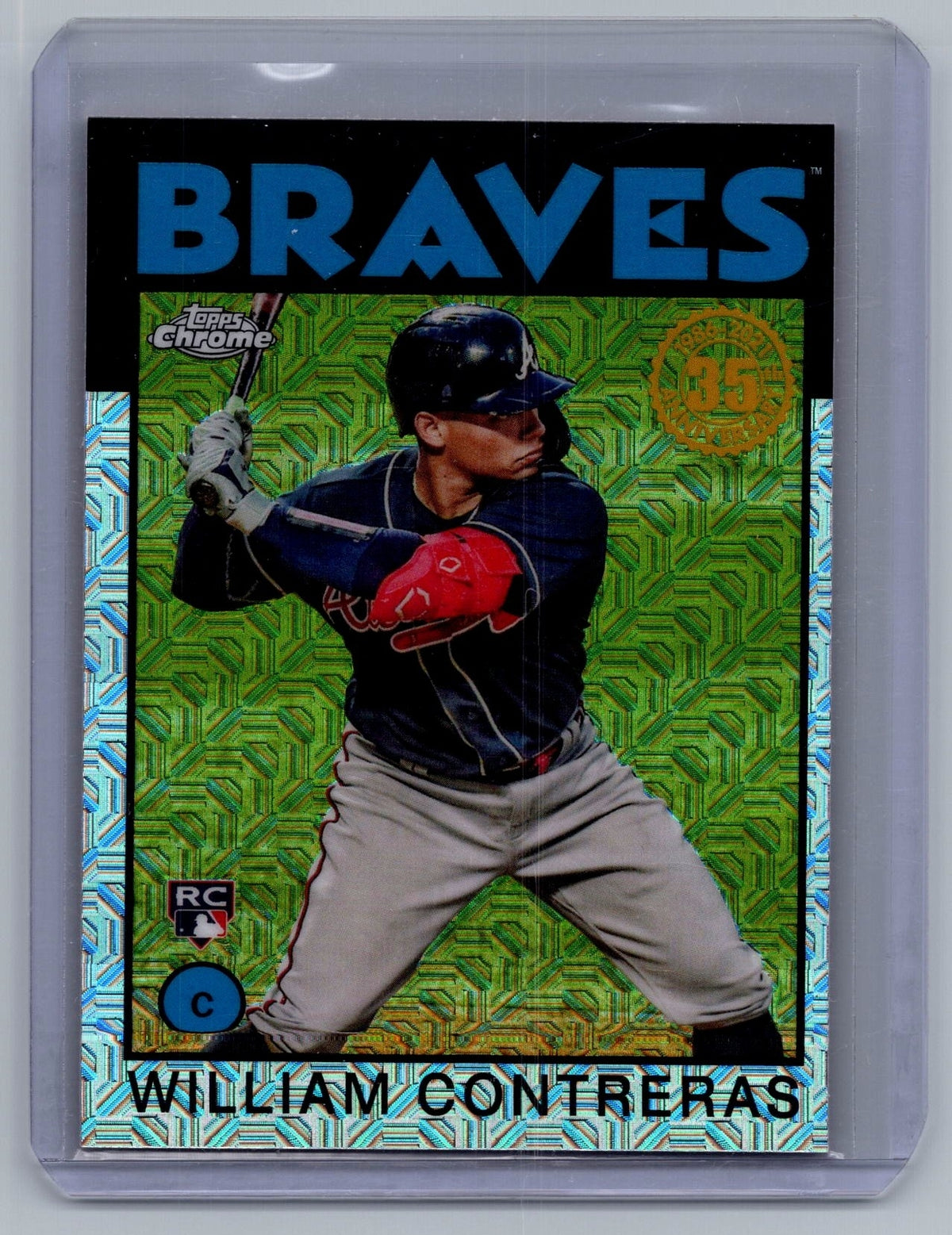 2021 Topps '86 Topps Silver Pack Chrome Series 2 #86TC98 William Contreras - NM