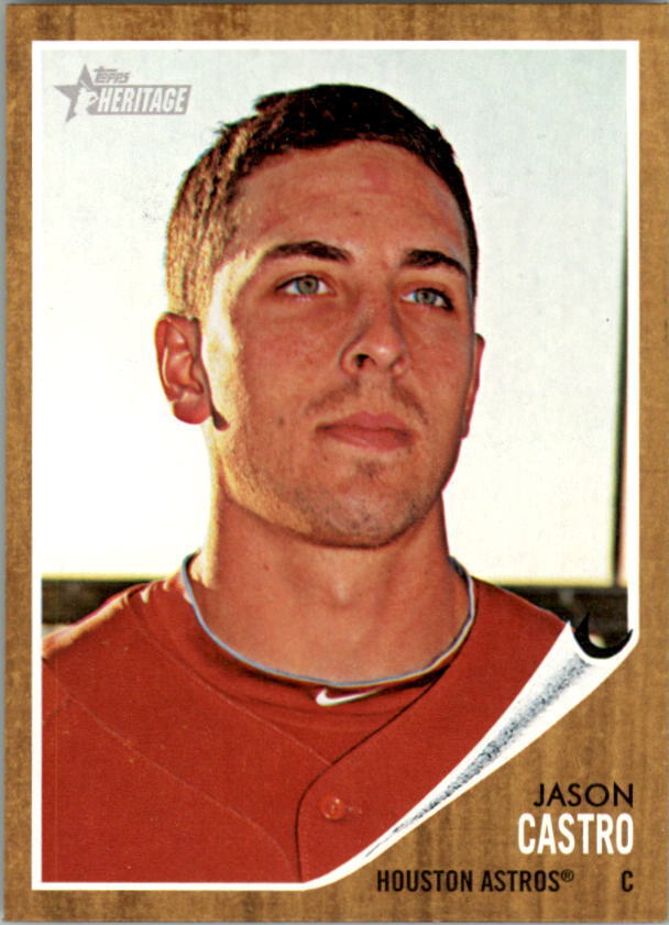2011 Topps Heritage #492 Jason Castro SP - NM